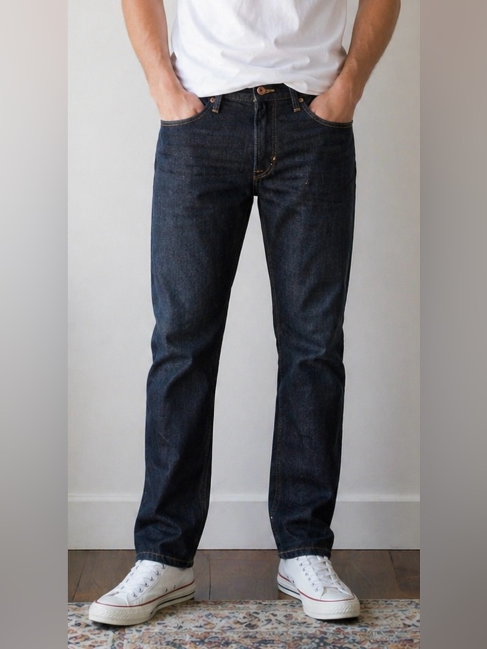 Lucky Brand 363 Vintage Straight Men's Jeans - Dark Wash Stretch Denim 32 x 30
